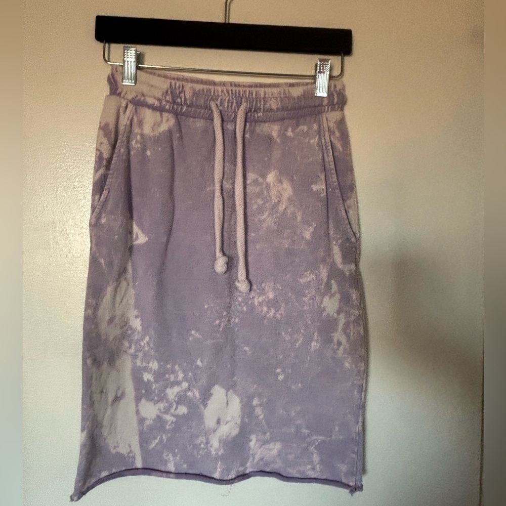 (ZARA) Purple Tie-Dye Women's Skirt